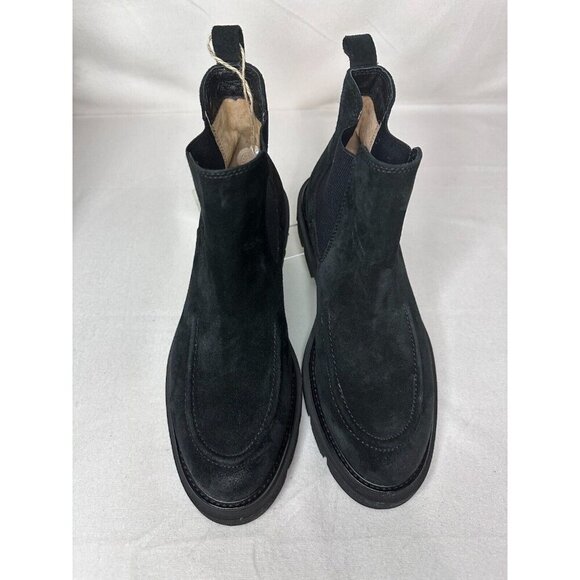 Sofft Amanda Black Waterproof Leather/Suede Chelsea Booties Size 9.5 Aqua - Picture 1 of 15